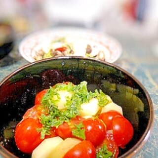 じゃが芋とプチトマトのマスタードサラダ